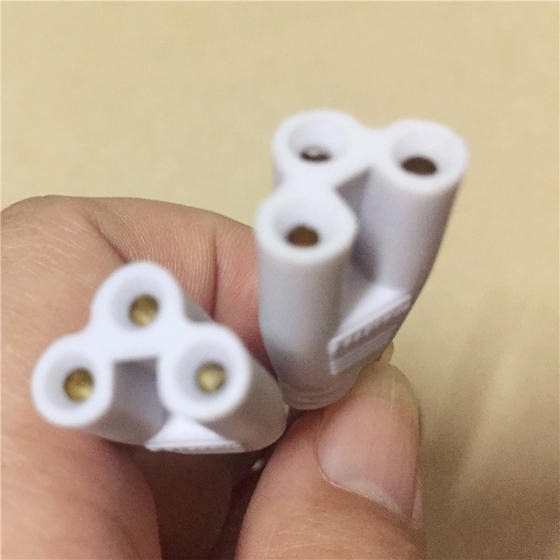 3 pin LED Tube Accessories Connector 20cm 30cm 50cm 100cm 150cm Three-phase T4 T5 T8 Led Lamp Lighting Connecting Double-end Cable Wire