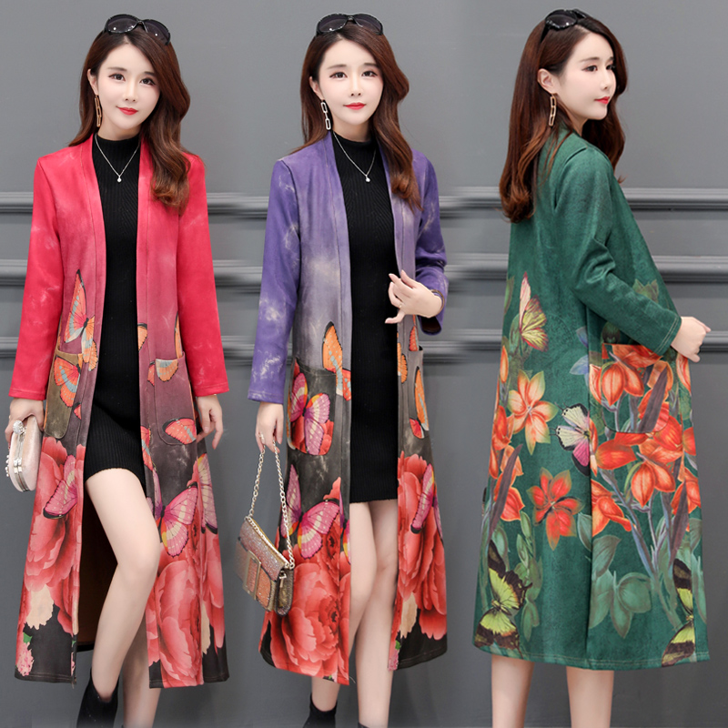 Plus size 5XL Spring New Suede Windbreaker Female Women Long Suede Coat Female Retro Print Slim Trench Coat Women Clothing AA631, Red
Plus size 5XL Spring New Suede Windbreaker Female Women Long Suede Coat Female Retro Print Slim Trench Coat Women Clothing AA631, Red