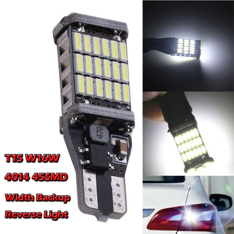 1pcs T15 W16w 45 Smd 4014 Led Auto Additional Lamp Canbus Reverse Lights Car Daytime Running Light White 12v #y3, As pic
1pcs T15 W16w 45 Smd 4014 Led Auto Additional Lamp Canbus Reverse Lights Car Daytime Running Light White 12v #y3, As pic