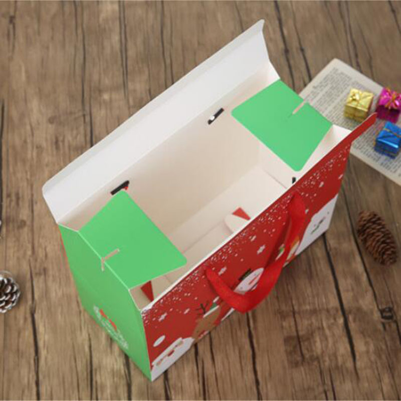 decorations for home Christmas party favors gift box supplies whole carrying box of eve Xmas bag2926987