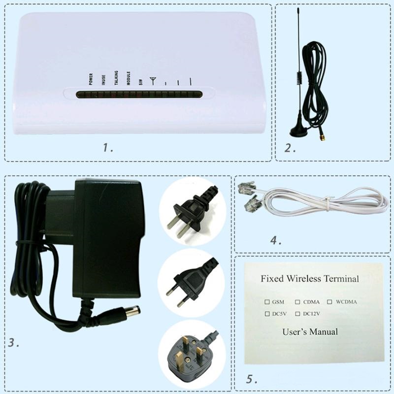 TCT GSM 900 / 1800 MHZ fixed wireless terminal, fixed cellular terminal, Industrial module, clear voice, stable signal