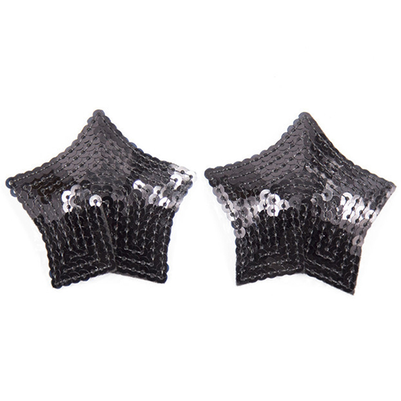 Women Sexy Nipple Cover Star Pasties Pentagram Sequins Nipples Covers Clubwear Nipple Stickers Flirting Boob Tape
Women Sexy Nipple Cover Star Pasties Pentagram Sequins Nipples Covers Clubwear Nipple Stickers Flirting Boob Tape