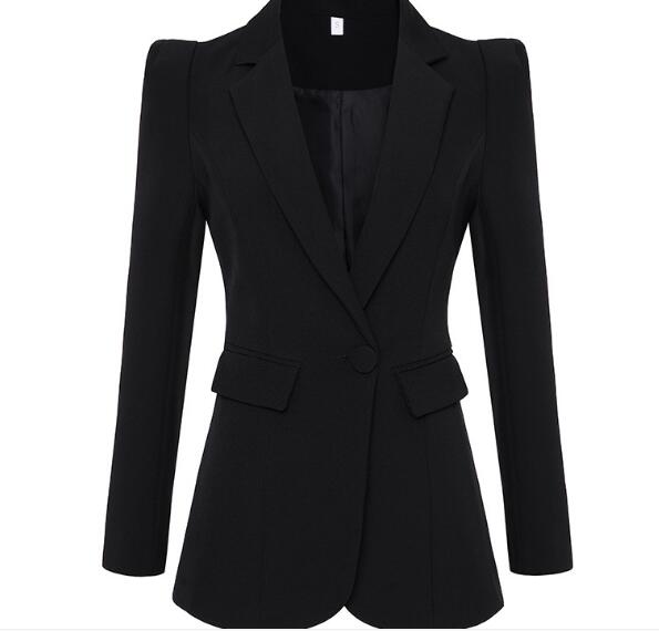 Europe and the United States office lady Slim thin shrug a buckle solid color suit fashion blazers, White;black
Europe and the United States office lady Slim thin shrug a buckle solid color suit fashion blazers, White;black