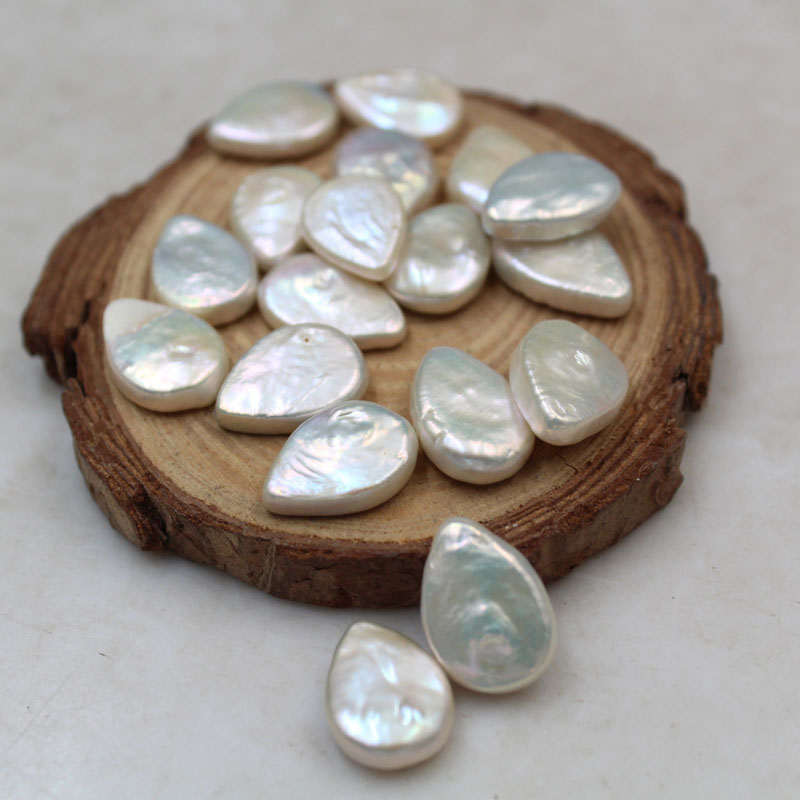 Cultured Freshwater Natural White Pearl Cultured Freshwater Pearl Beads Biwa Shape Teardrop Shape Wholesale Pearls Beads for Making Bracelet