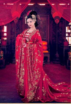 Chinese Style Hanfu lover Red Wedding Dress Ancient China Hanfu Clothing Tang Dynasty glorious film TV same genre Couple Costume