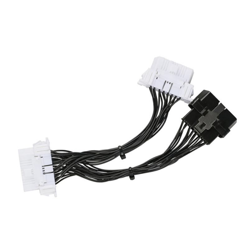 1Pcs Flat+Thin As Noodle OBDII OBD 2 OBD2 16 Pin ELM327 Male To Dual Female Y Splitter Elbow Extension Connector Cable
1Pcs Flat+Thin As Noodle OBDII OBD 2 OBD2 16 Pin ELM327 Male To Dual Female Y Splitter Elbow Extension Connector Cable