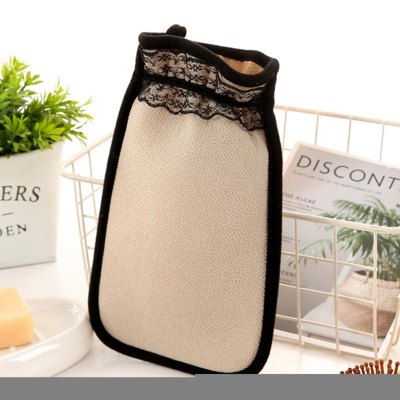 Dirt Remover Soft Women Men Body Scrub Towel Lace Ruffles Shower Facial Exfoliating With Hook Non Slip Home Solid Bath Gloves
Dirt Remover Soft Women Men Body Scrub Towel Lace Ruffles Shower Facial Exfoliating With Hook Non Slip Home Solid Bath Gloves