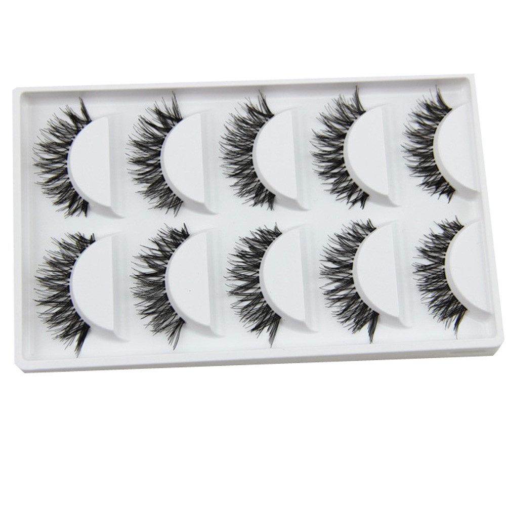 False Eyelashes 5 Pair/Lot Crisscross False Eyelashes Lashes Voluminous HOT Eye Lashes Voluminous Make Up Long Thick Fake Eyelashes
