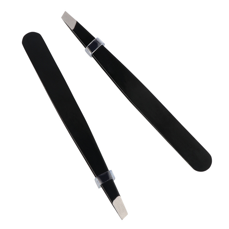 AMSIC Eyebrow Tweezer Stainless Steel Black Tweezers For Eyebrow Clip Hair Removal Cosmetic Makeup Tool
AMSIC Eyebrow Tweezer Stainless Steel Black Tweezers For Eyebrow Clip Hair Removal Cosmetic Makeup Tool