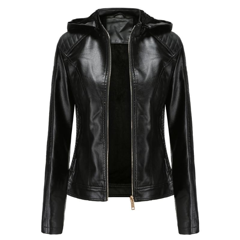 Jacket Women Leather Zipper Hoodie Motorcycle Jacket Winter Femme Fashion Black Streetwear Plus Size Coat #YJ2, Red
Jacket Women Leather Zipper Hoodie Motorcycle Jacket Winter Femme Fashion Black Streetwear Plus Size Coat #YJ2, Red