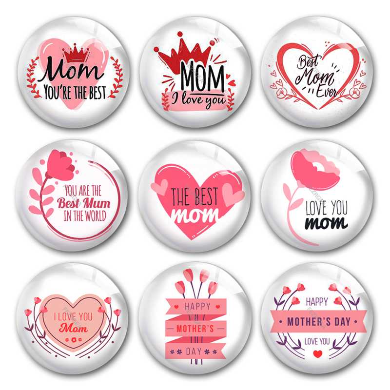 Happy Mother's Day glass cabochon,Carnation amazing mom pink flower Round photo glass cabochon demo flat back Making findings
Happy Mother's Day glass cabochon,Carnation amazing mom pink flower Round photo glass cabochon demo flat back Making findings