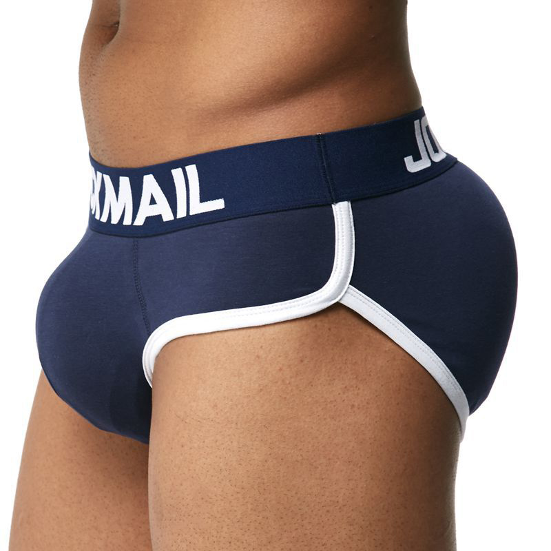 JOCKMAIL Men's Padded Underwear 3D Removable Push up Cup with Invisible Detachable Sponge Padded Boxer Briefs Comfortable Cotton Seamless, White
JOCKMAIL Men's Padded Underwear 3D Removable Push up Cup with Invisible Detachable Sponge Padded Boxer Briefs Comfortable Cotton Seamless, White