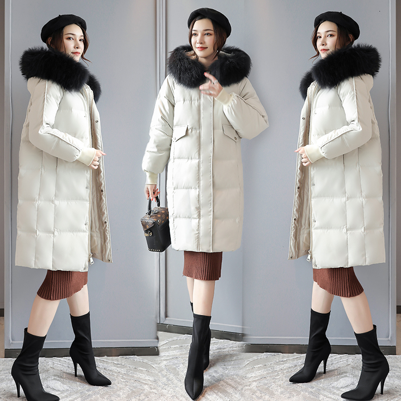 Selling Cotton-padded Jacket Woman Easy 2019 Winter Clothes Long Fund Thickening Joker Down Cotton-padded Clothes Woman Tide, Black
Selling Cotton-padded Jacket Woman Easy 2019 Winter Clothes Long Fund Thickening Joker Down Cotton-padded Clothes Woman Tide, Black