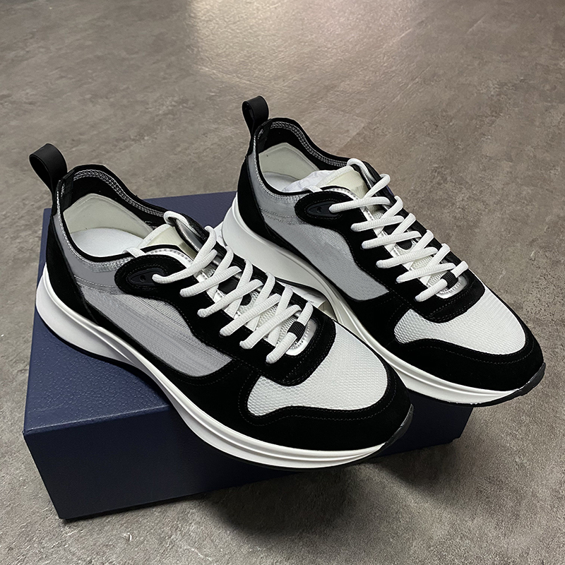 Top Quality Mens Shoes Black Grey B25 Oblique Runner Shoes Vintage Platform Genuine Leather Men Trainers White Mesh Breathable Outdoor Shoes
Top Quality Mens Shoes Black Grey B25 Oblique Runner Shoes Vintage Platform Genuine Leather Men Trainers White Mesh Breathable Outdoor Shoes