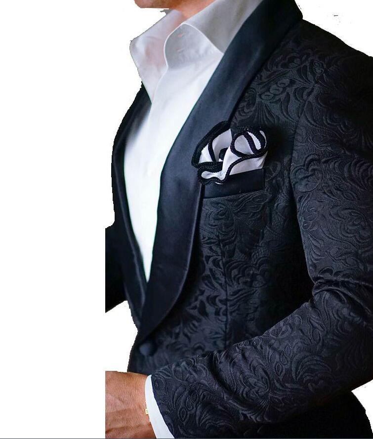 2019 vintage Paisley tuxedos Wool Herringbone British style custom made Mens suit slim fit Blazer wedding suits for men(Suit+Pant