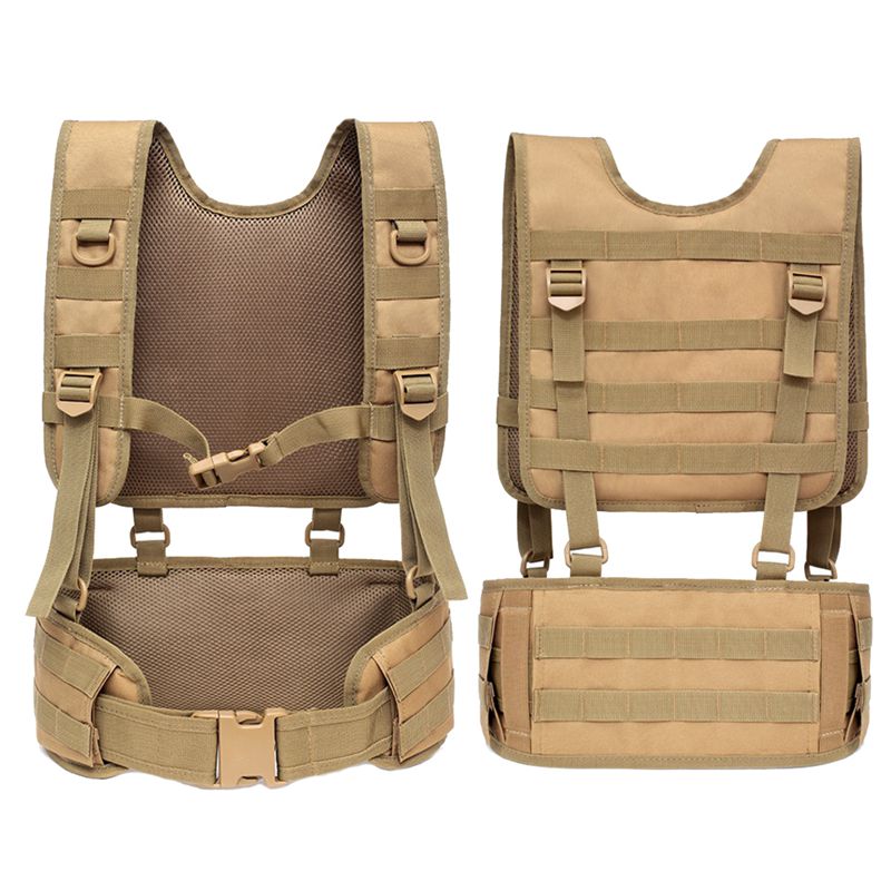 Tactical Chest Rig Hunting Vest Molle Army Equipment Combat with Magazine Pouch Waist Pack, Black
Tactical Chest Rig Hunting Vest Molle Army Equipment Combat with Magazine Pouch Waist Pack, Black