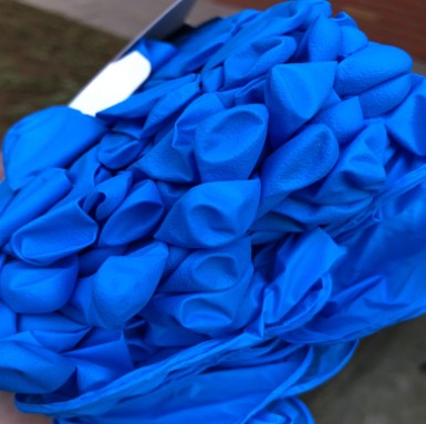 100PCS Disposable Nitrile Gloves Blue Rubber Gloves For Kitchen Cleaning Safety Working Glove Home Garden Cleaning Gloves Wholesale in stock