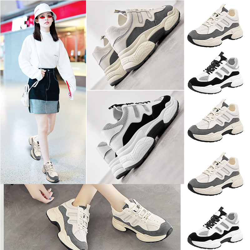 top platform for women old dad shoes triple white grey black mesh breathable comfortable sports designer sneakers size 35-40, A1
top platform for women old dad shoes triple white grey black mesh breathable comfortable sports designer sneakers size 35-40, A1