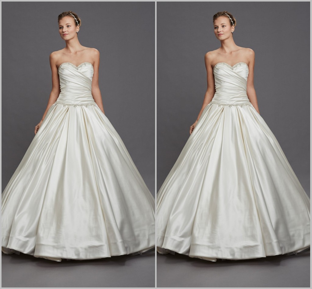2019 Pnina Tornai Satin Wedding Dresses Vintage Sweetheart Bohemian Beach Bridal Gowns Beads Boho A Line Wedding Dress robe de mariée