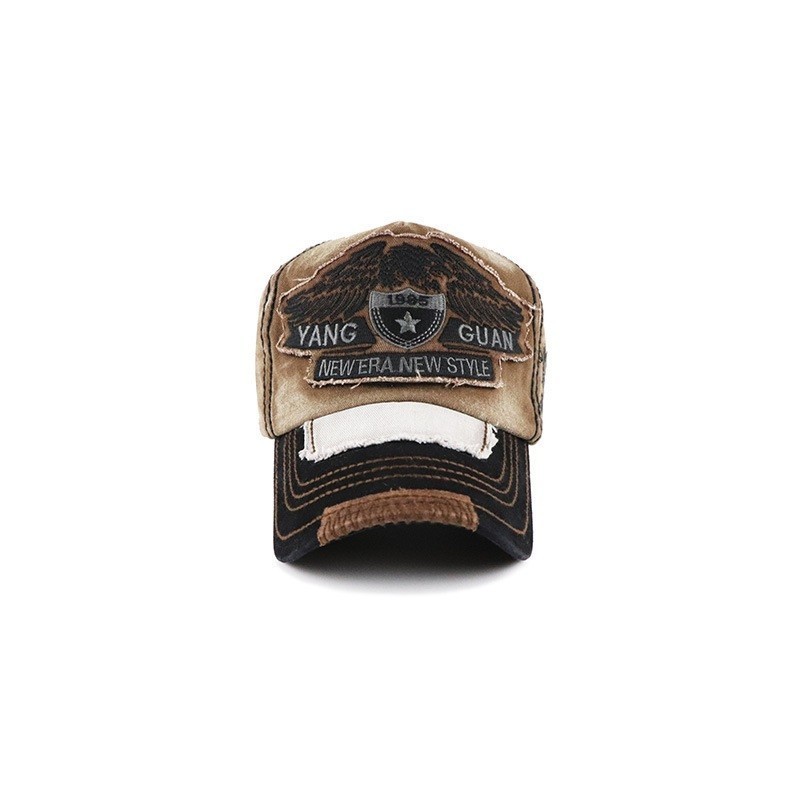 JAMONT Hot Retro Washed Baseball Cap Fitted Cap Hat For Men Bone Women Gorras Casual Casquette Letter Black Cap T200409