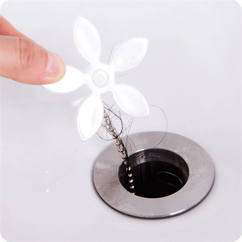Multifunctional Floor Drain Bathroom Pipe Anti-blocking C Cleaning Hook Small Flower Shape Sewer Hair Dredge
Multifunctional Floor Drain Bathroom Pipe Anti-blocking C Cleaning Hook Small Flower Shape Sewer Hair Dredge
