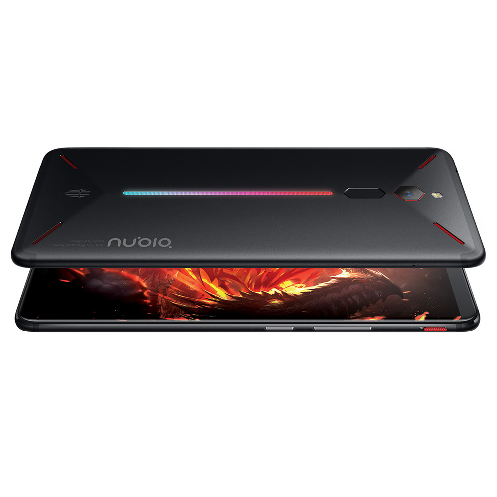 Original Nubia Red Magic 4G LTE Cell Phone Gaming 6GB RAM 64GB ROM Snapdragon 835 Octa Core Android 6.0" Curved Full Screen 24.0MP Fingerprint ID