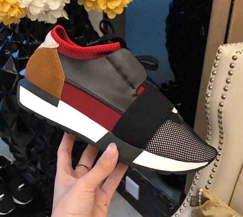 2019 Chaussures Fashion Luxury Designer Shoes Race Paris Trainers White Black Dress De Luxe Sneakers Men Women Casual Shoe VR3
2019 Chaussures Fashion Luxury Designer Shoes Race Paris Trainers White Black Dress De Luxe Sneakers Men Women Casual Shoe VR3