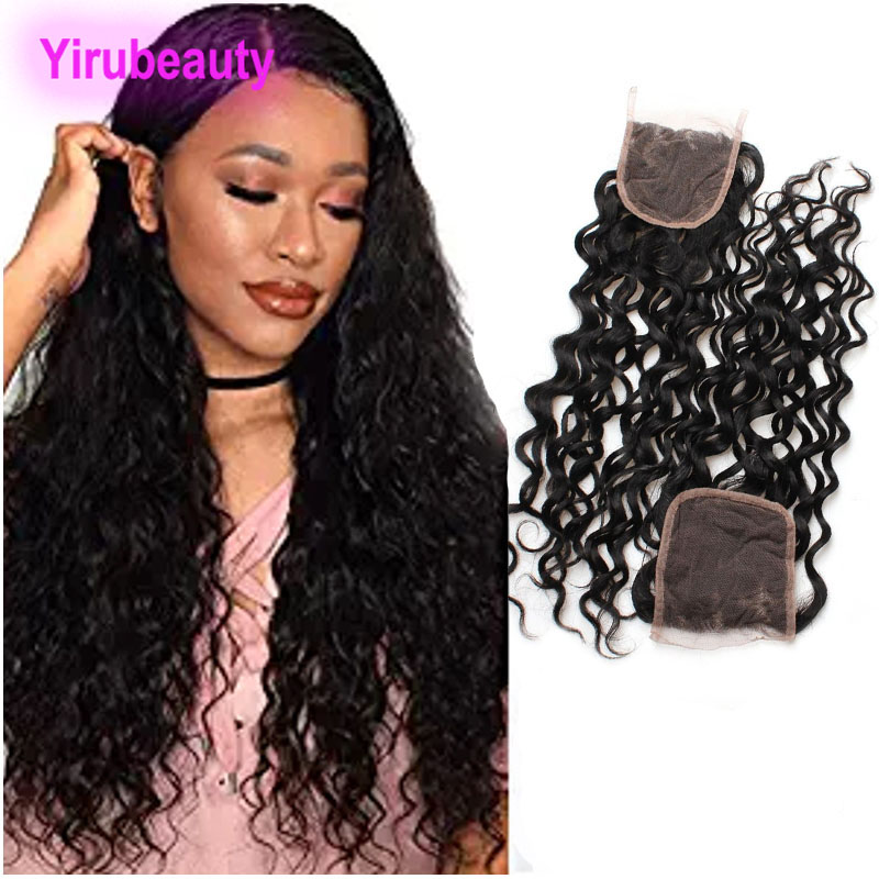 Malaysian Human Hair Extensions 4X4 Lace Closure Water Wave Free Middle Three Part Wet And Wavy 8-20inch Lace Closure, Natural color
Malaysian Human Hair Extensions 4X4 Lace Closure Water Wave Free Middle Three Part Wet And Wavy 8-20inch Lace Closure, Natural color