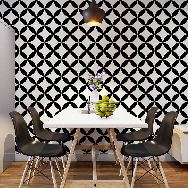 Nordic Black and White Plaid Wallpaper Geometric Lines Hotel Restaurant Milk Shop Clothing Store Wallpapers for Living Room, 779009
Nordic Black and White Plaid Wallpaper Geometric Lines Hotel Restaurant Milk Shop Clothing Store Wallpapers for Living Room, 779009