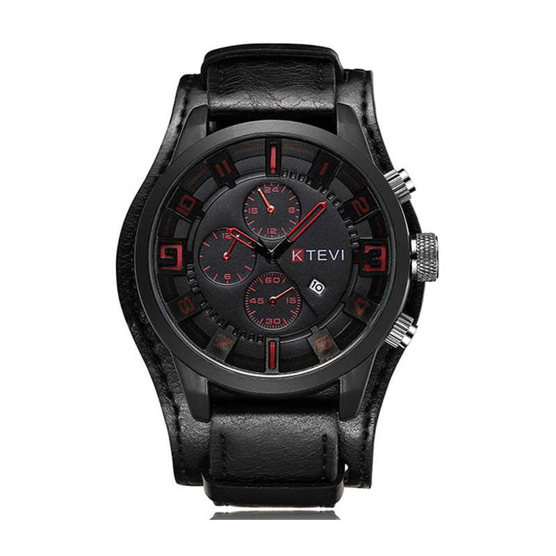 Watches Men Fashion Three Eyes 3D Big Dial Sport Quartz Alloy Waterproof Big Wrist Watch Auto Calendar Full Leather Strap Watch, Black black
Watches Men Fashion Three Eyes 3D Big Dial Sport Quartz Alloy Waterproof Big Wrist Watch Auto Calendar Full Leather Strap Watch, Black black