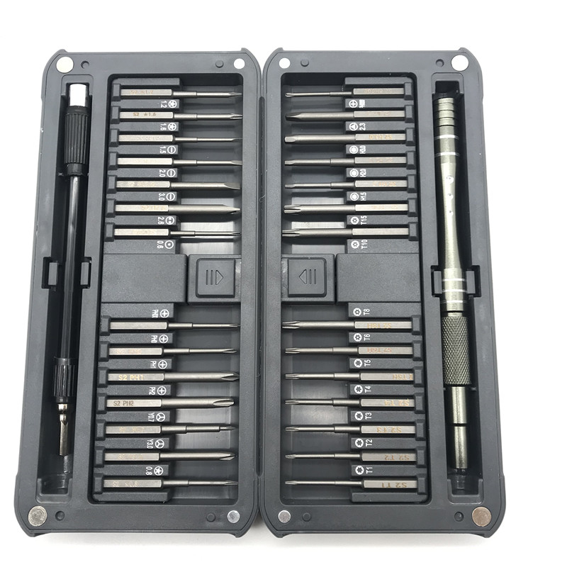 Precision Screwdriver Bit Set 30-in-1 S2 Steel Magnetic Screwdriver Kit For Phones Game Tablet PC Electronics Repair Tool
Precision Screwdriver Bit Set 30-in-1 S2 Steel Magnetic Screwdriver Kit For Phones Game Tablet PC Electronics Repair Tool