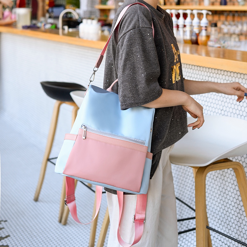 NEW-Fashion Casual Oxford Women'S Anti-Theft Backpack Retro Backpack Female Large Capacity Travel Bag1