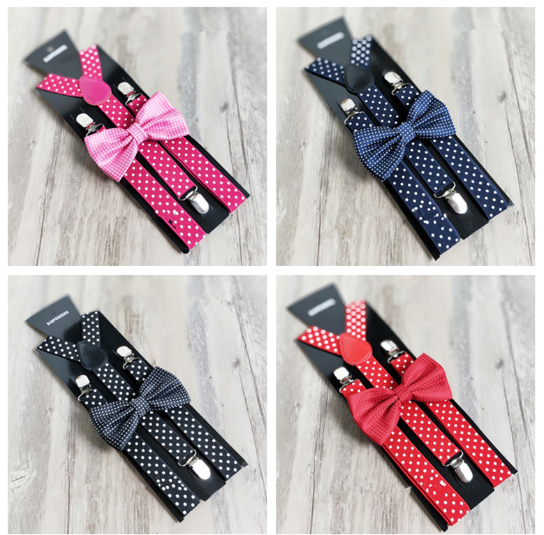 Fashion Classic Dots Men Unisex Bowtie Suspenders Ties Set Adjustable Elastic Straps Apparel Clothing Accessories DHL JLE199, Size: 2.5*100cm
Fashion Classic Dots Men Unisex Bowtie Suspenders Ties Set Adjustable Elastic Straps Apparel Clothing Accessories DHL JLE199, Size: 2.5*100cm