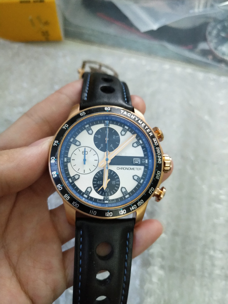 Hot sale luxury watch for man quartz stopwatch chronogrpah watch man watches stainless steel wrist watch leather band cp25