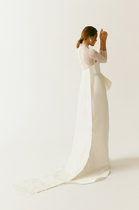 Mermaid Bohemian Sebastienluke Wedding Dresses Off Shoulder Sleeveless Satin Tulle Two Pieces Bow Wedding Gowns Sweep Train robe de mariée