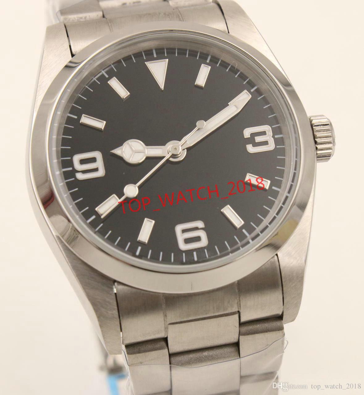 hot automatic mechanical movment stainless steel brand black dial 40mm mens sport watch wristwatch sapphire glass
hot automatic mechanical movment stainless steel brand black dial 40mm mens sport watch wristwatch sapphire glass