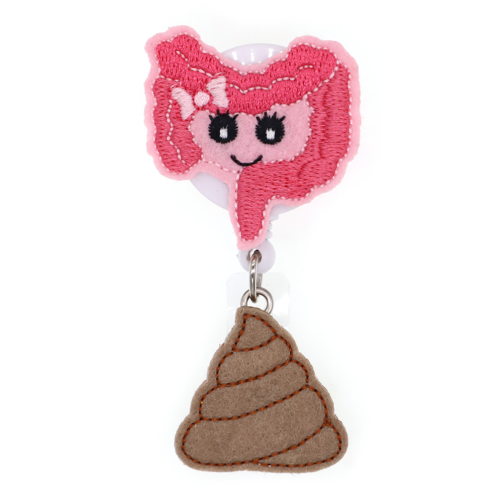 10pcs/lot Free Shipping Pink Intestine and Poop Shape Felt Retractable Badge Holder Reel Medical cute badge holder, Gray
10pcs/lot Free Shipping Pink Intestine and Poop Shape Felt Retractable Badge Holder Reel Medical cute badge holder, Gray