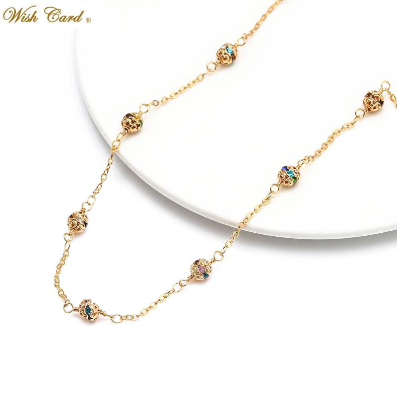 Chains Wish Card Exquisite 1pc Hollow Ball Colorful Zircon Necklace Clothing Accessories Long Ladies For Women Gift BD204
Chains Wish Card Exquisite 1pc Hollow Ball Colorful Zircon Necklace Clothing Accessories Long Ladies For Women Gift BD204