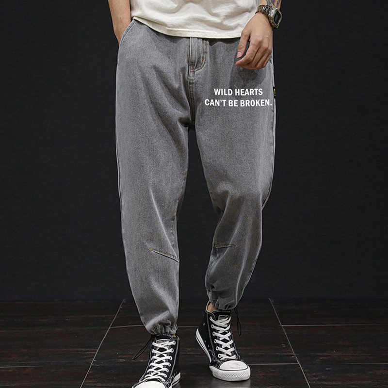 Men's large size jeans 2020 spring and summer new men's loose printed nine-point jeans size young man casual jean pants, Gray
Men's large size jeans 2020 spring and summer new men's loose printed nine-point jeans size young man casual jean pants, Gray