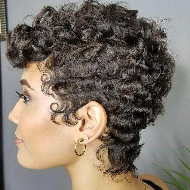 Best-selling black small curly hair wig Black lady fashion short high-temperature silk chemical fiber hood High-grade rose inner net
Best-selling black small curly hair wig Black lady fashion short high-temperature silk chemical fiber hood High-grade rose inner net