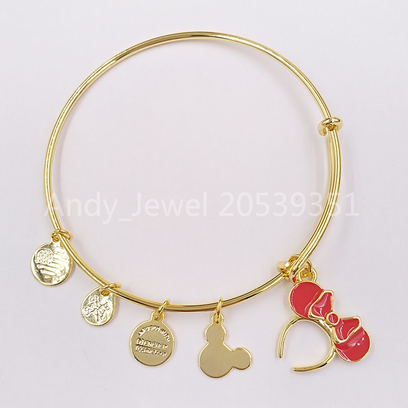 Authentic 925 Sterling Silver bracelets Minny Mouse Ear Head band Bangle By Alix And Anni - Red Fits European bear Jewelry Style Gift 40091
Authentic 925 Sterling Silver bracelets Minny Mouse Ear Head band Bangle By Alix And Anni - Red Fits European bear Jewelry Style Gift 40091