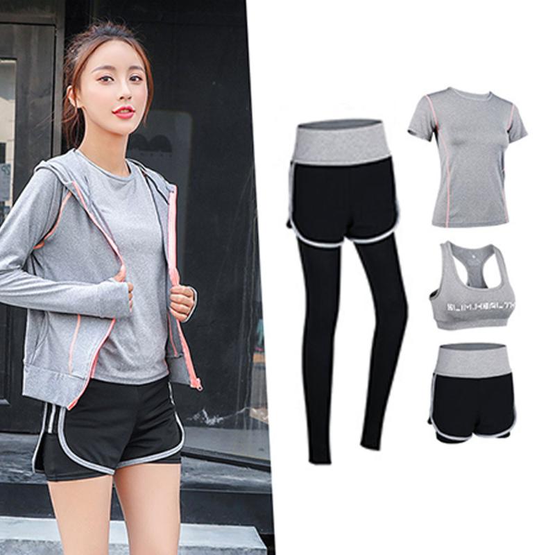 Women Gym 4 Pieces Set Workout Clothes for Sports Bra and Leggings Set Sports Wear for Women Run Clothing Fitness Yoga, Rosa red 2pcs
Women Gym 4 Pieces Set Workout Clothes for Sports Bra and Leggings Set Sports Wear for Women Run Clothing Fitness Yoga, Rosa red 2pcs
