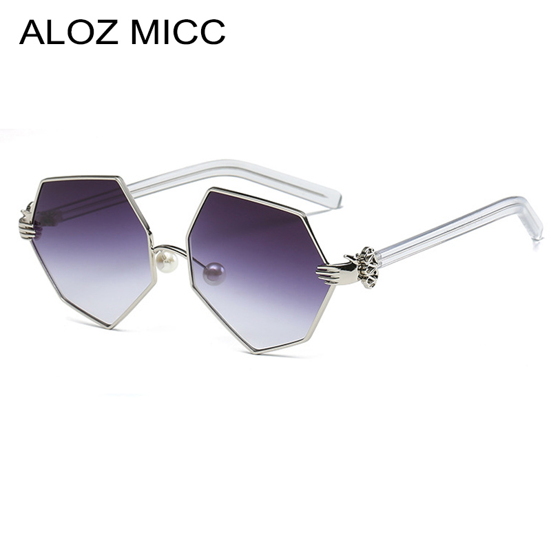 aloz micc fashion gradient heptagon sunglasses women men palm leg pearl nose pad design sun glasses female eyeglasses uv400 a044, White;black
aloz micc fashion gradient heptagon sunglasses women men palm leg pearl nose pad design sun glasses female eyeglasses uv400 a044, White;black