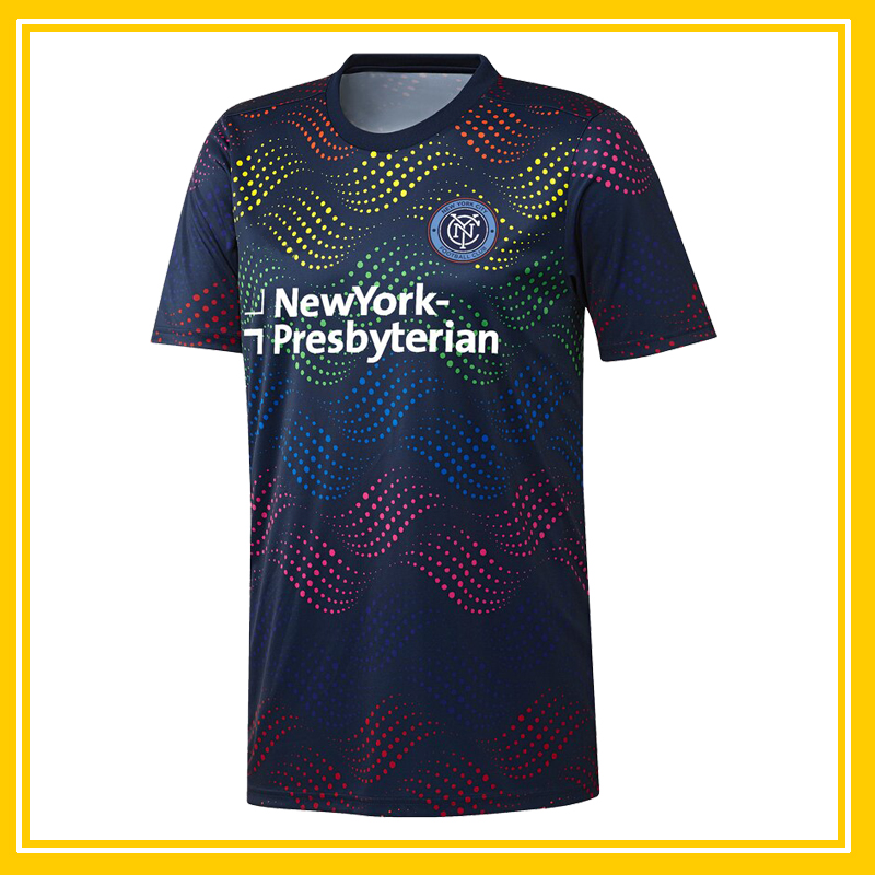 2019 Men's MLS New York City FC Navy Pride Pre-Match Top soccer jerseys 19 20 New York City FC MLS Pride Pre-Match Shirts, Black;blue
2019 Men's MLS New York City FC Navy Pride Pre-Match Top soccer jerseys 19 20 New York City FC MLS Pride Pre-Match Shirts, Black;blue