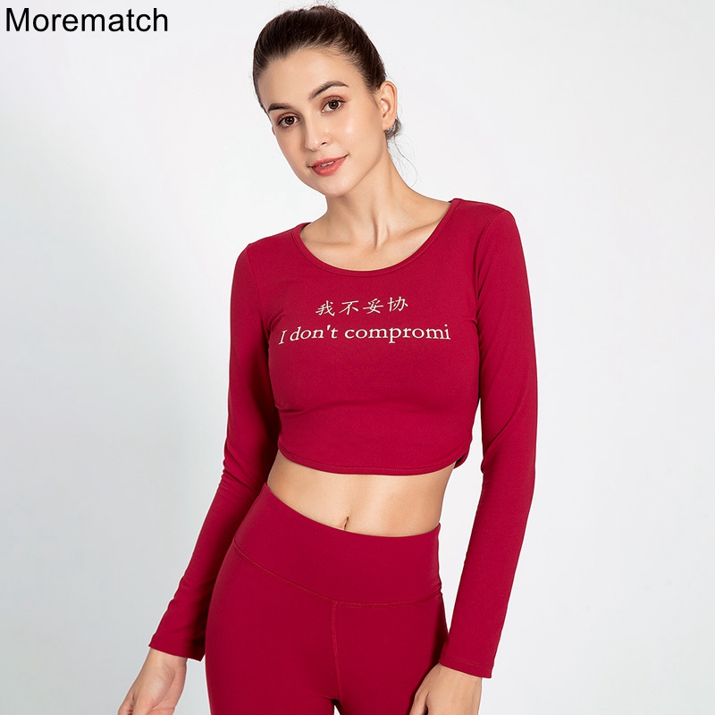 Morematch Sexy Yoga Shirt Women Long Sleeve Gym Fitness Top Seamless Sportwear Solid Color Running Sport Crop Top
Morematch Sexy Yoga Shirt Women Long Sleeve Gym Fitness Top Seamless Sportwear Solid Color Running Sport Crop Top