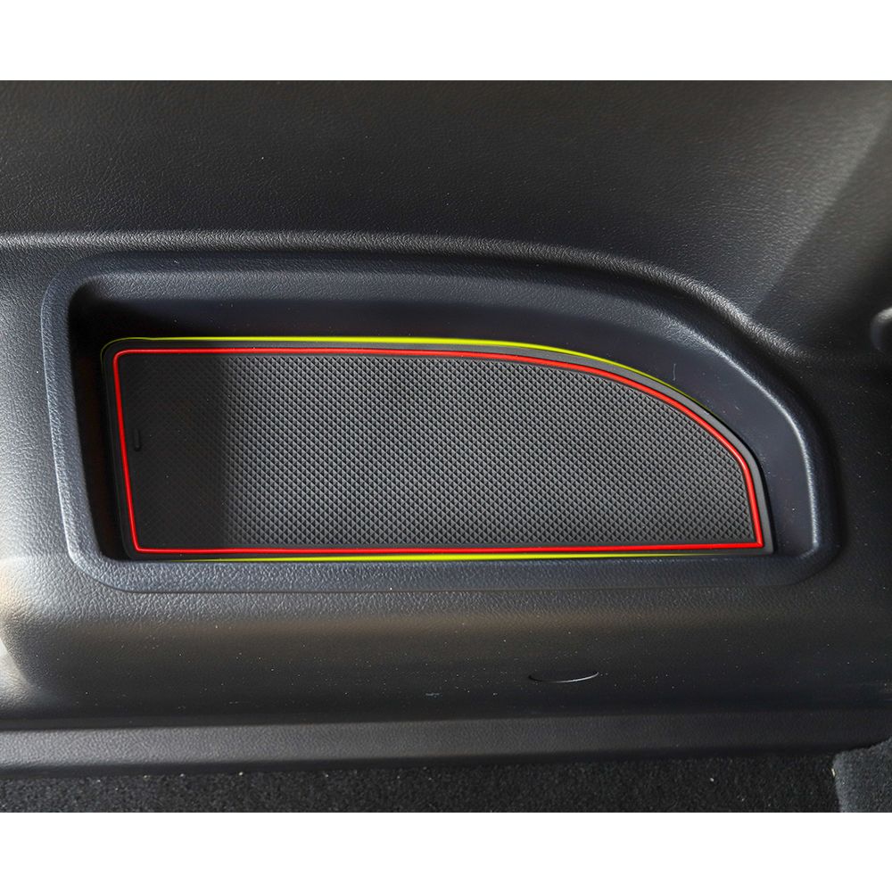 Car Door Slot Mat ,Auto Non-slip Mats,Anti-smoke Door Slot For Toyota 4Runner 2010+ Car Styling Car Interior Accessories