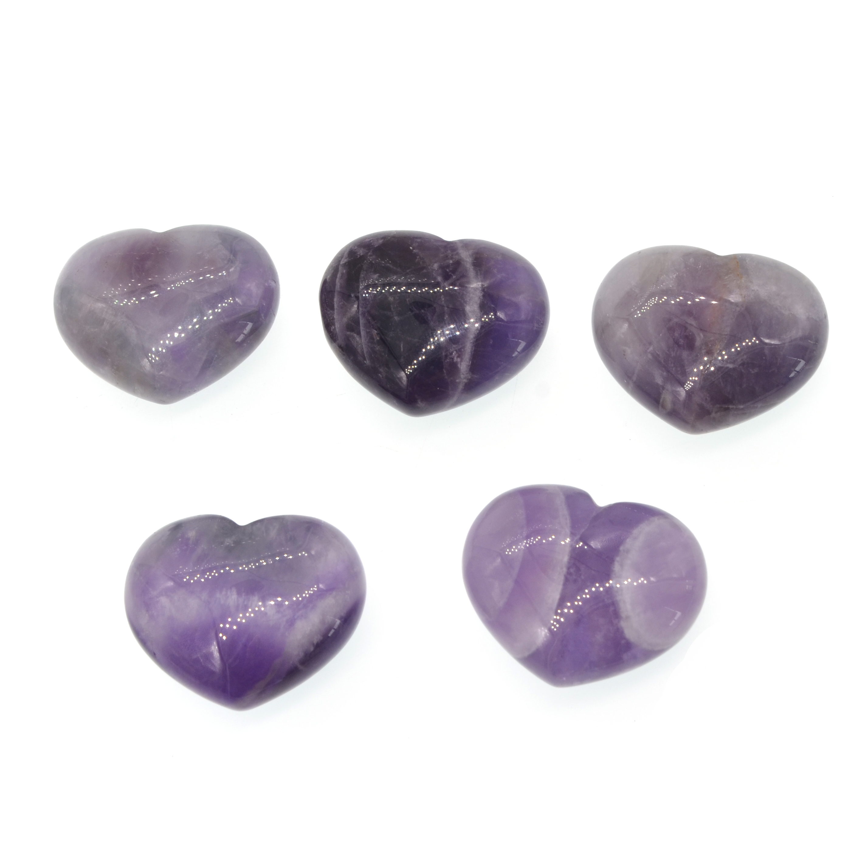 Natural stone heart non-porous home decoration toys for multiple purposes