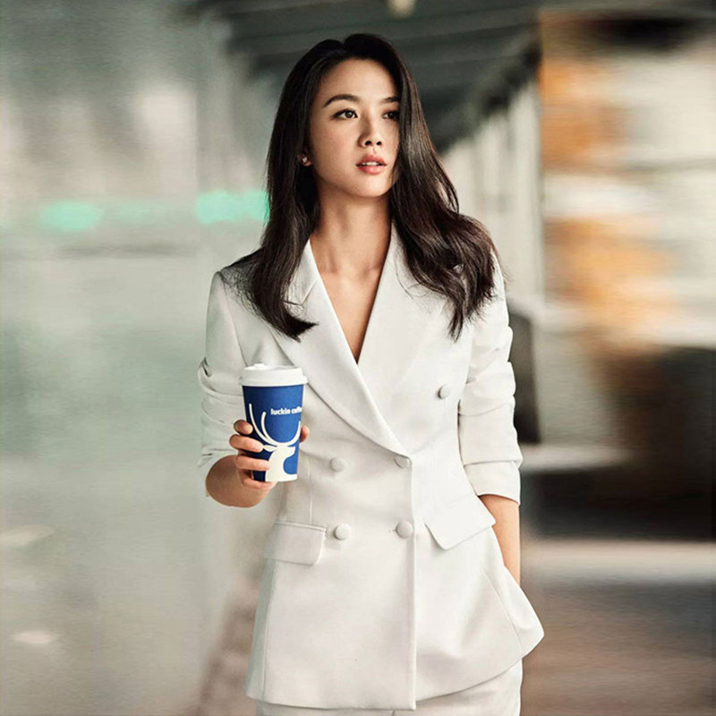 Women's suit white double-breasted ladies suit 2-piece blazer with pants women office lady casual professional wear custom-made
Women's suit white double-breasted ladies suit 2-piece blazer with pants women office lady casual professional wear custom-made