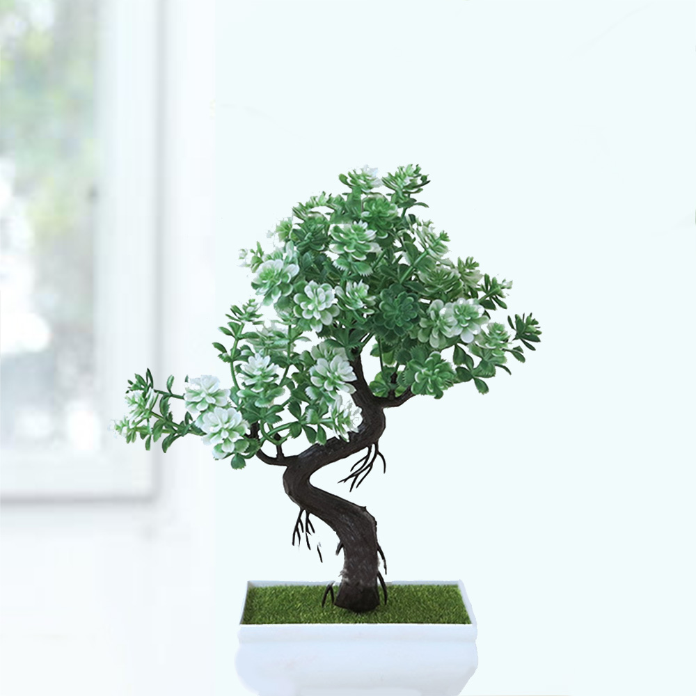 Fake Artificial Plant Plastic Bonsai Flower Wedding Office Home Decor Simulated Potted Plants Tree Flower, Light green
Fake Artificial Plant Plastic Bonsai Flower Wedding Office Home Decor Simulated Potted Plants Tree Flower, Light green
