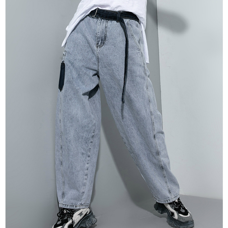 Summer Harem Jeans High Waist Denim Pants Hip Hop Streetwear Large Size Wide Leg Pants Boyfriend Jeans Women Trousers TA8809, Blue
Summer Harem Jeans High Waist Denim Pants Hip Hop Streetwear Large Size Wide Leg Pants Boyfriend Jeans Women Trousers TA8809, Blue